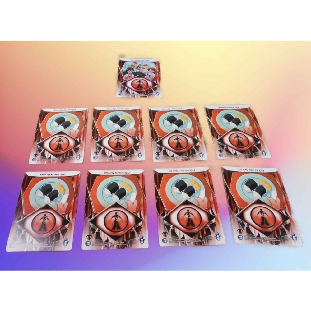 Shogen Jump Bleach TCG 2007 BODY Energy Lot of 9 (1-U158 & 8 C4) 1st Edition